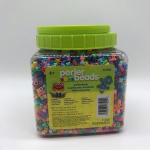 Perler Multi-Mix Fuse Beads Jar Activity Beads Multicolor Colorful Kids Gift NIB